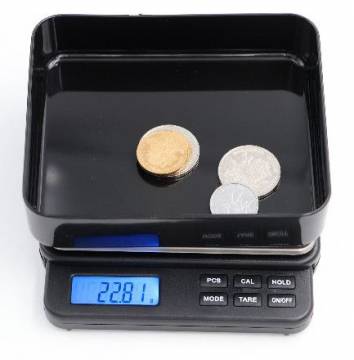 Obrázek k výrobku 2298 - Kapesní váha P-KC-1000g/0,01g