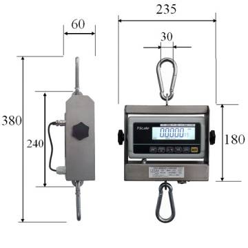 Obrázek k výrobku 4522 - Závěsná váha P-J1-RWP-60kg